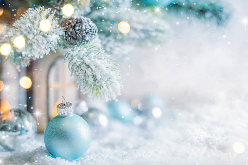 2019. Christmas and New Years holiday background